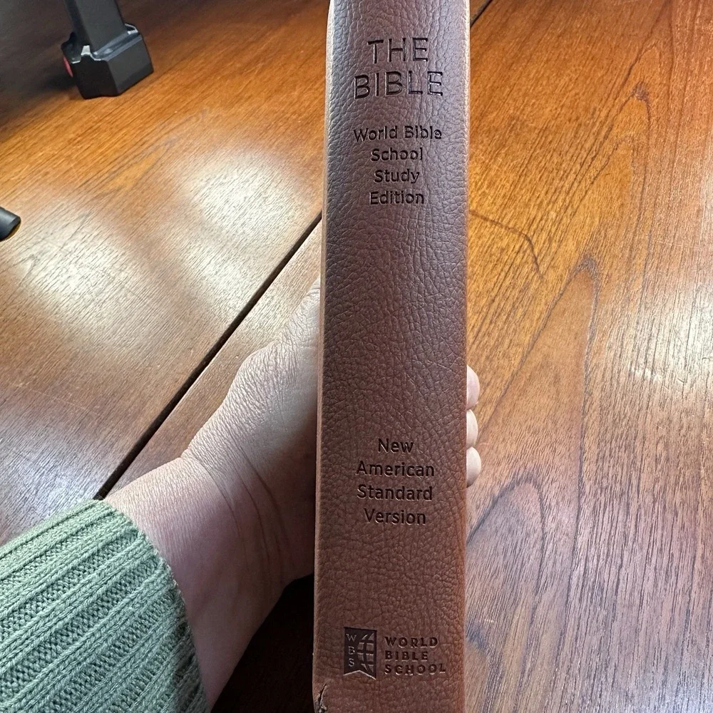 The Bible NASB World Bible School Study Edition WBS Christianity Religious Jesus